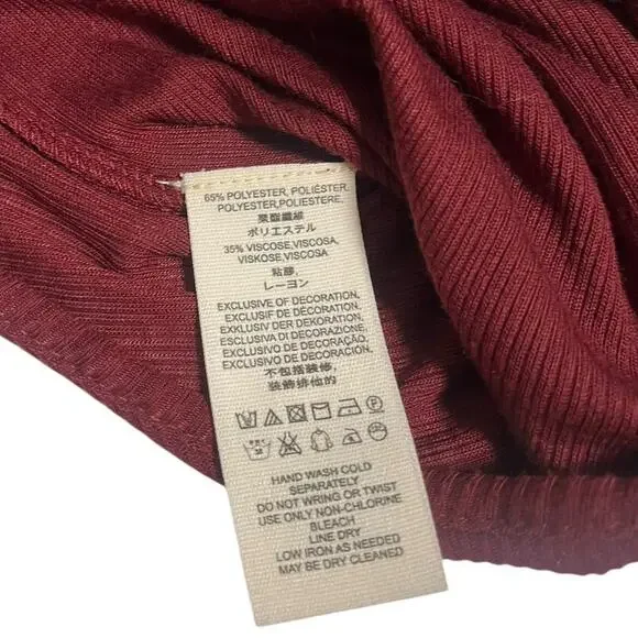 Free People Magdalena Burgundy Bodysuit, Sz XS, NEW! - Picture 8 of 8